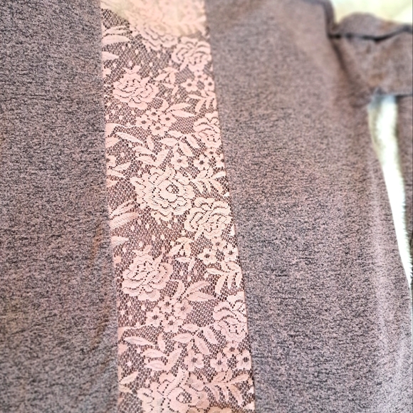 Ardene Sweaters - Cute Crew Neck with Lace Back